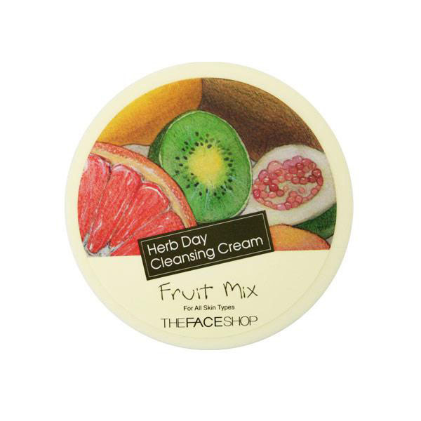 KEM TẨY TRANG THE FACE SHOP HERB DAY CLEANSING CREAM FRUIT MIX