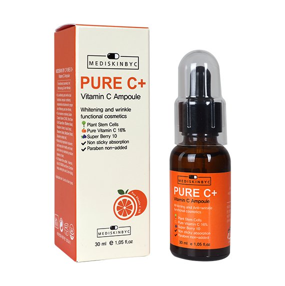 Tinh Chất Dưỡng Trắng Da, Mờ Thâm MediskinbyC Pure C+ Vitamin C Ampoule (30ml)