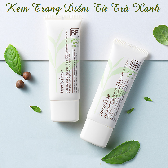 Kem BB Cream Chiết Xuất Trà Xanh Innisfree Eco Natural Green Tea SPF29