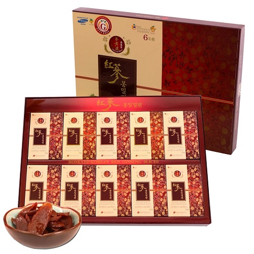 HỒNG SÂM LÁT TẨM MẬT ONG DAEDONG