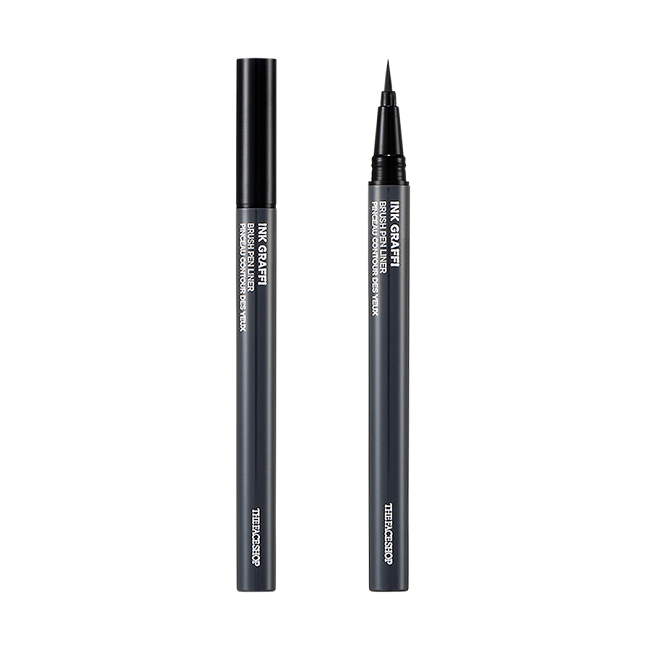 Bút Lông Kẻ Mắt Không Trôi Siêu Mảnh The Face Shop Ink Graffi Brush Pen Liner