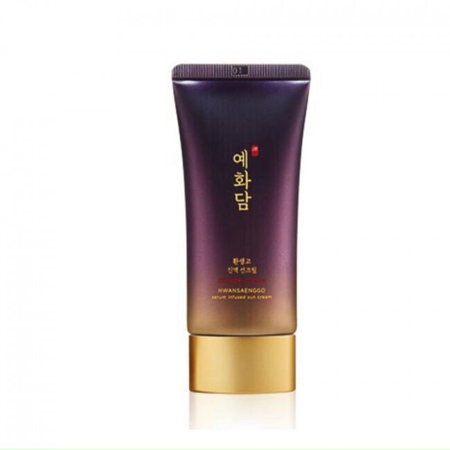 Kem chống nắng Cao Cấp Chống lão hóa Yehwadam Hwansaenggo Serum Infused Sun Cream SPF50+ PA++++